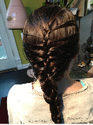 EcoColors dark hair braid